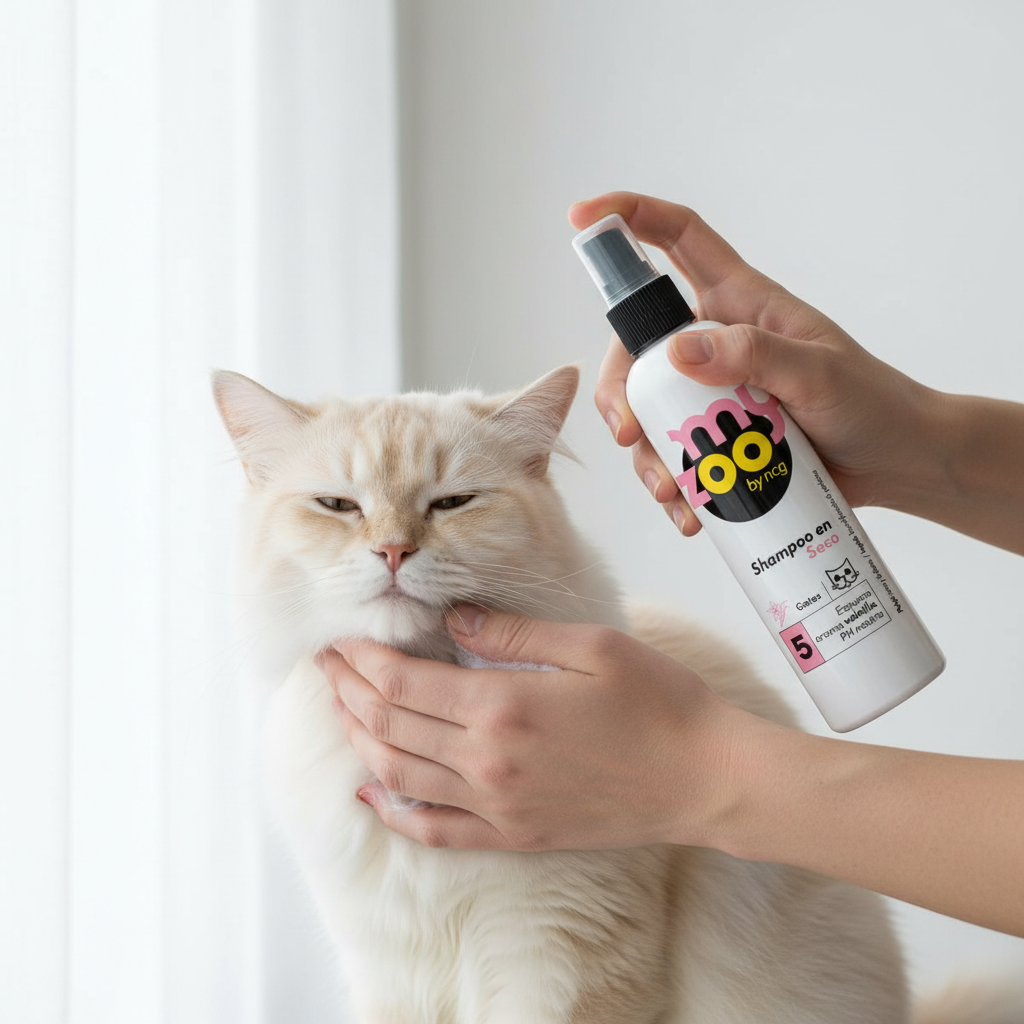 MyZoo Shampoo en seco gatos vainilla - 250cc