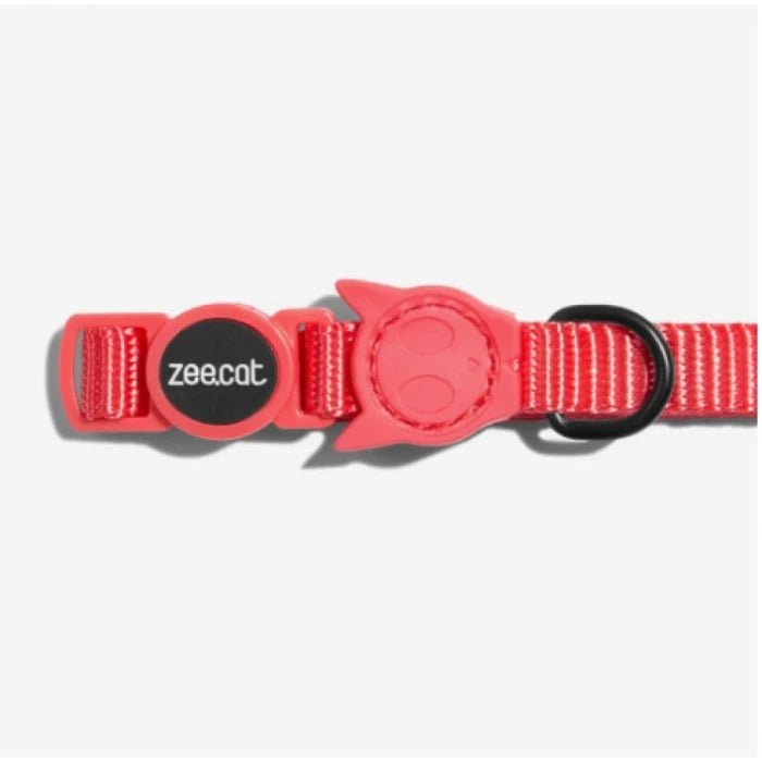 NEON CORAL CAT COLLAR ZEECAT - Pethome