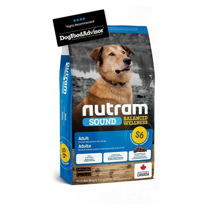 NEW S6 NUTRAM SOUND BALANCED WELLNESS ADULT DOG FOOD 2 KG - Pethome