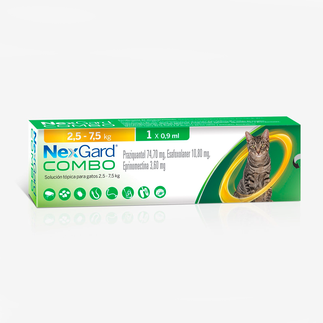 Nexgard Combo Cat antiparasitario interno y externo