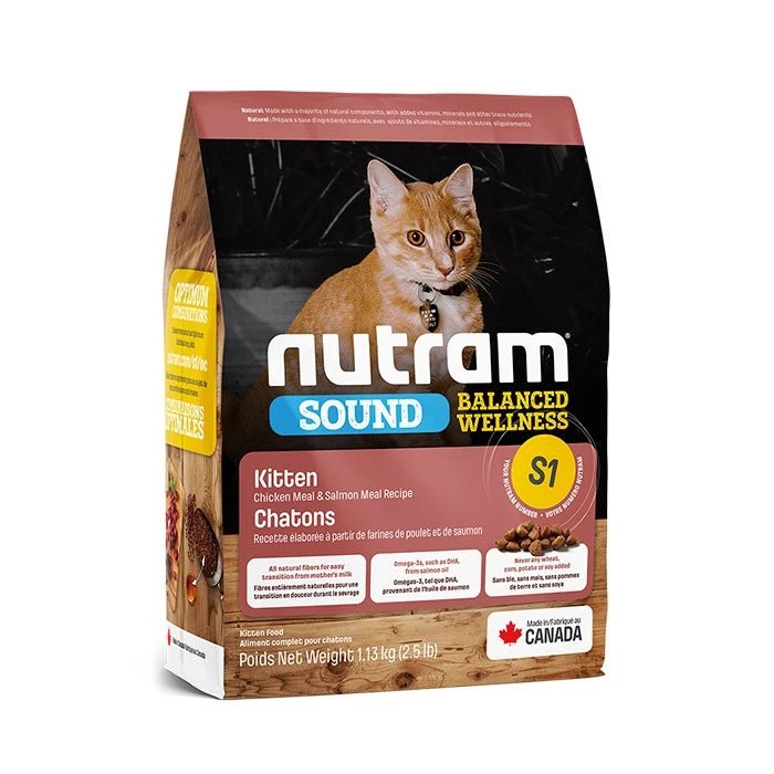 Nutram S1 Sound Kitten Balanced Wellness - Pethome