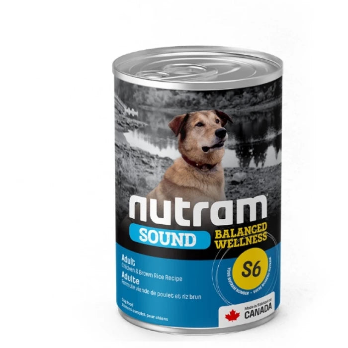 S6 NUTRAM SOUND ADULT DOG CANNED 369 GR