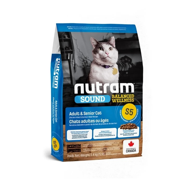 Nutram Sound Balanced Wellness Adult Senior S5