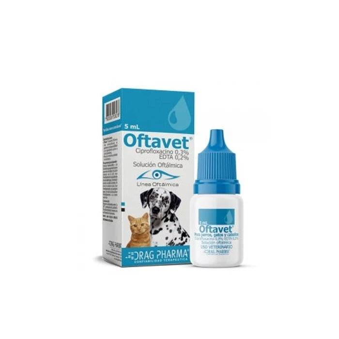 Oftavet Solución Oftálmica para Perro y Gatos - imagen 1