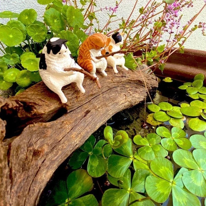 Ornamento gato pescador - imagen 1