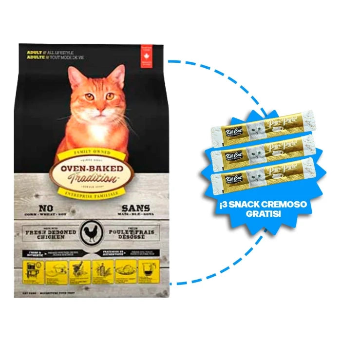 Oven Baked Adult Cat Chicken Snack