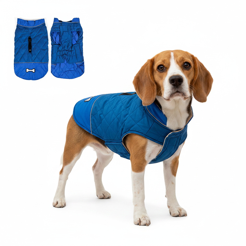 Parka Azul Talla L Beagle