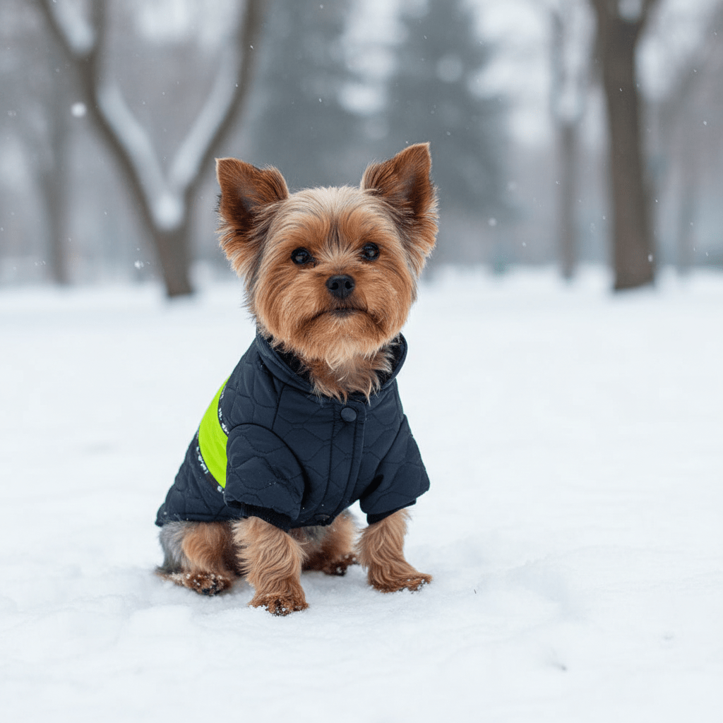 Parka diamond con franja de color - Pethome