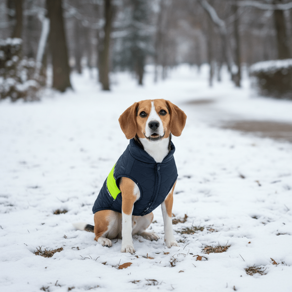 Parka diamond con franja de color - Pethome