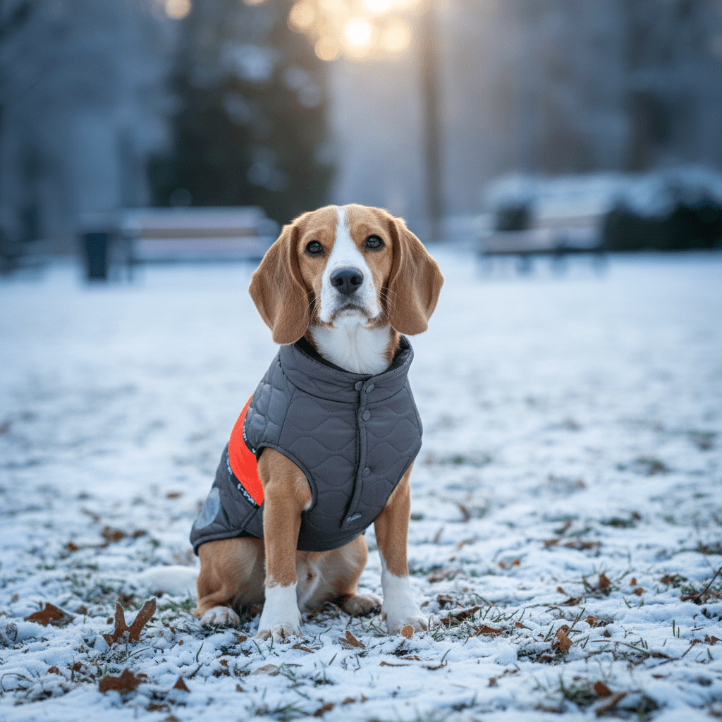 Parka diamond con franja de color - Pethome