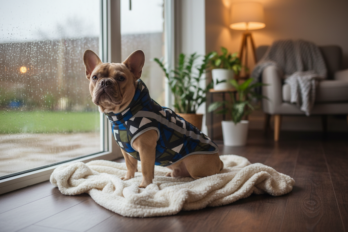 Parka Impermeable Azul - Ambiente Hogareño