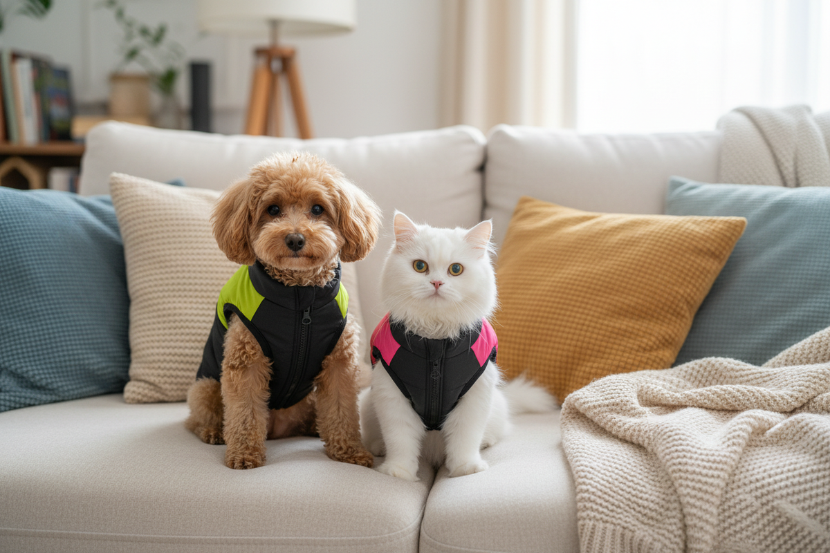 Parka Impermeable - Perro y Gato