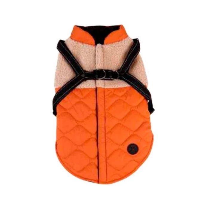 Parka outdoor y arnes para perros Naranjo - Pethome