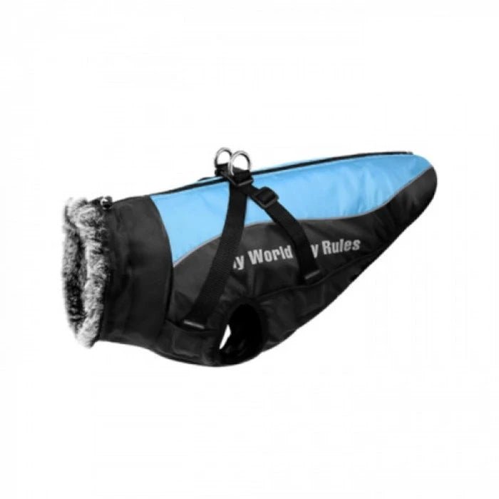 Parka Para Perro Grande Azul - Pethome