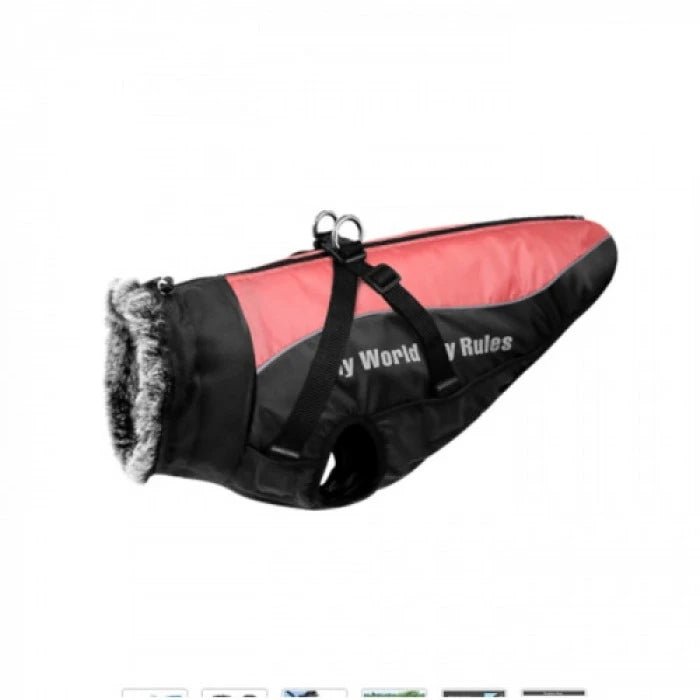 Parka Para Perro Grande Naranja - Pethome