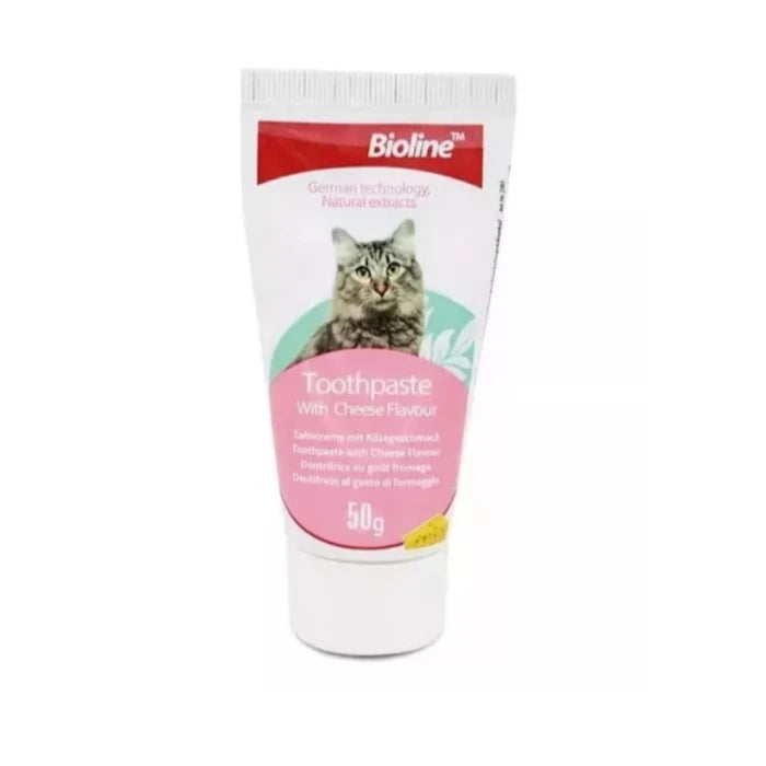 PASTA DE DIENTES PARA GATOS SABOR QUESO 50G - imagen 1