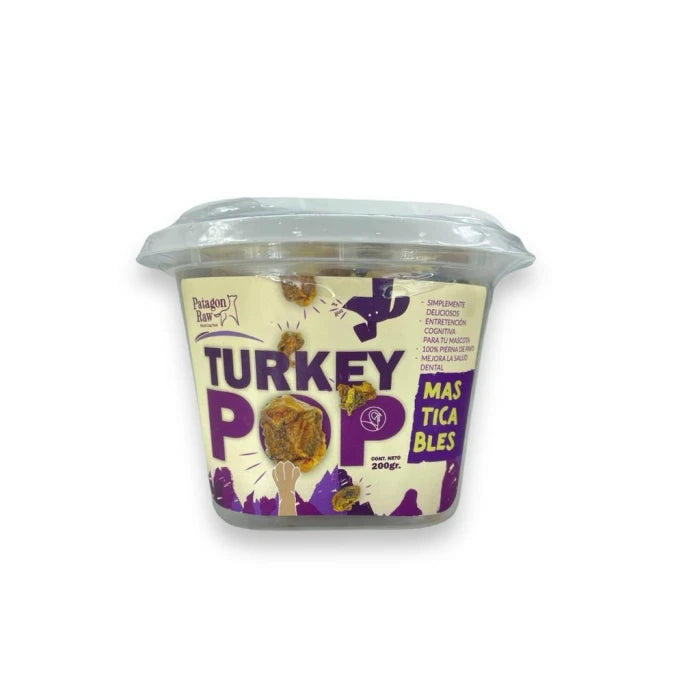 Patagón Raw Pop Masticable Perro 100% Pavo 200GR - imagen 1
