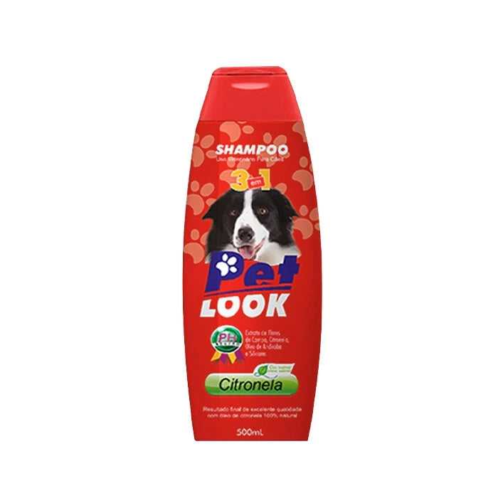 PetLook Shampoo para Perros 3x1 Citronela 500ML