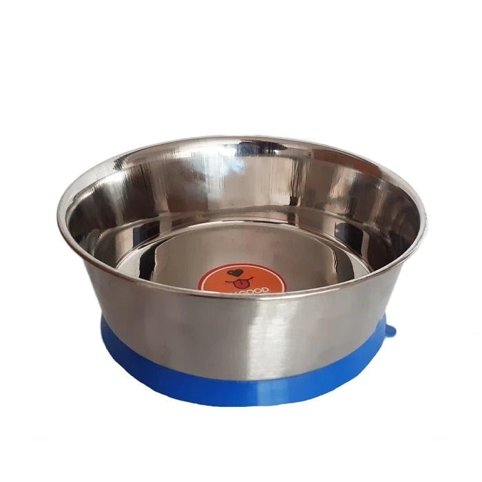 PLATO ACERO INOX. CON VENTOSAS 13 CM - Pethome
