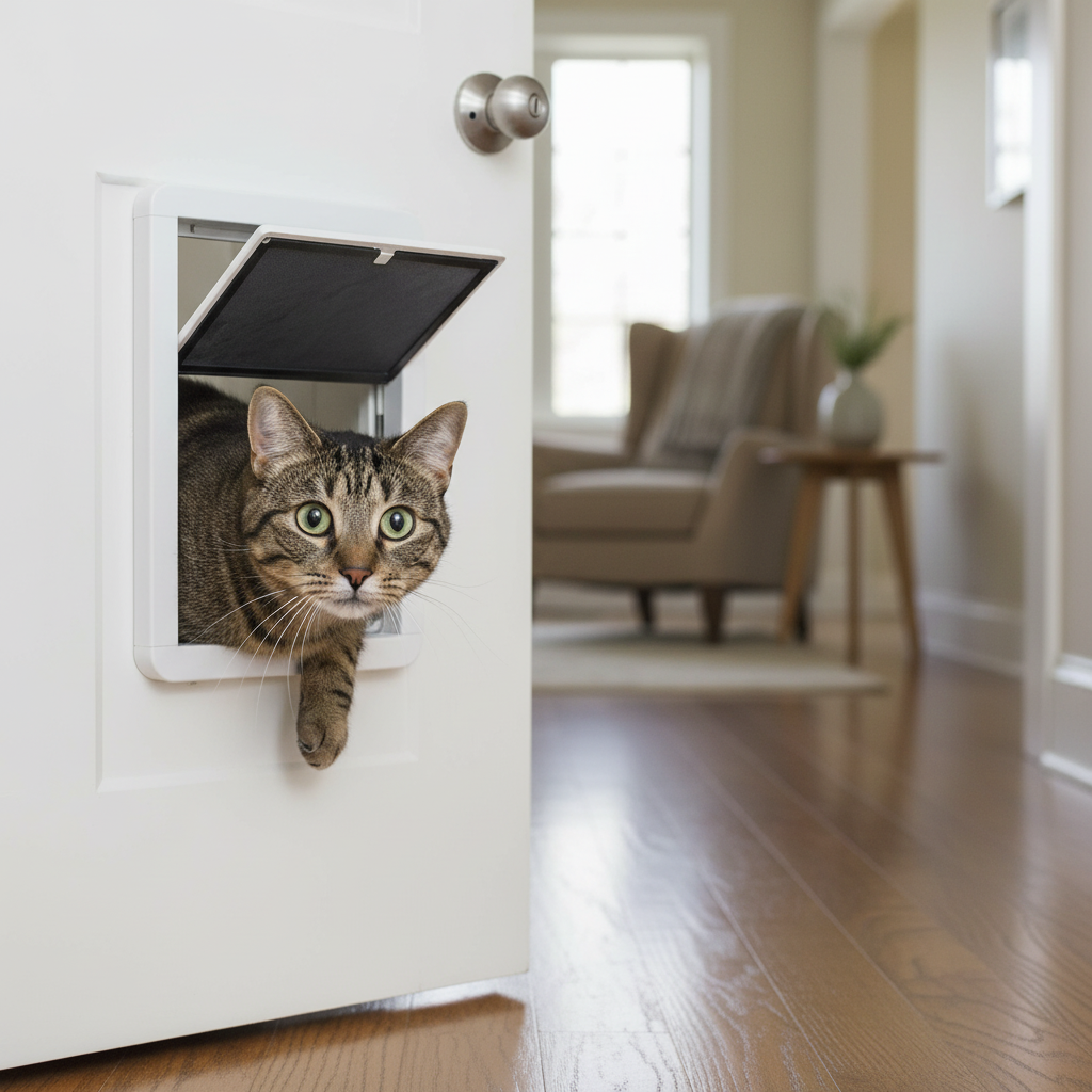 Puertas Abatibles para Gato y Perros Pequeños