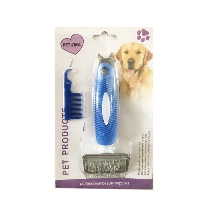 Rasqueta con peine Para Perros y Gatos - imagen 1