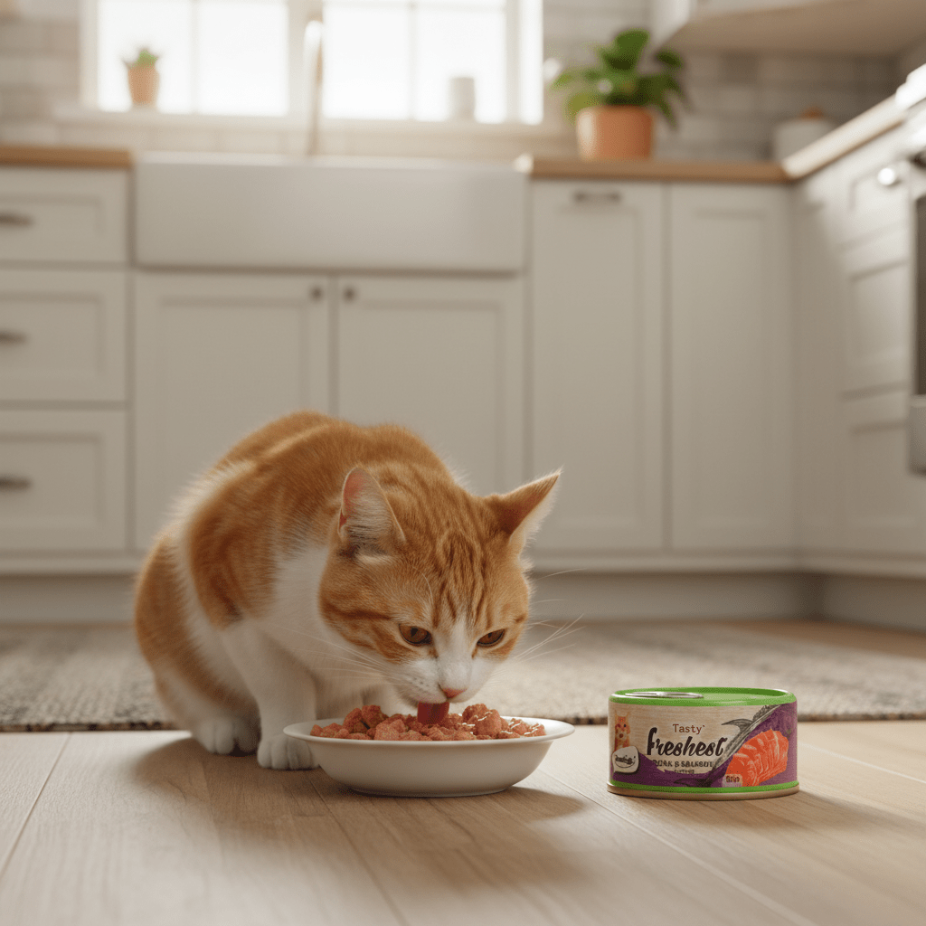 TASTY FRESHEST ATUN Y SALMON LATA - Pethome