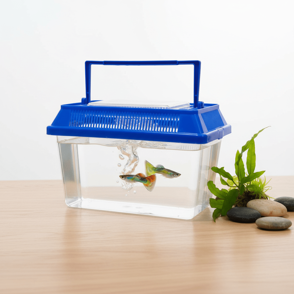 Transportador acrílico peces (18x13x11) - Pethome