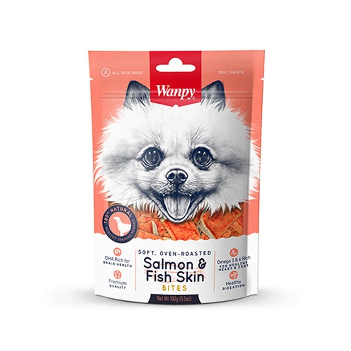 Wanpy Snack Salmon & Fish Skin - imagen 1