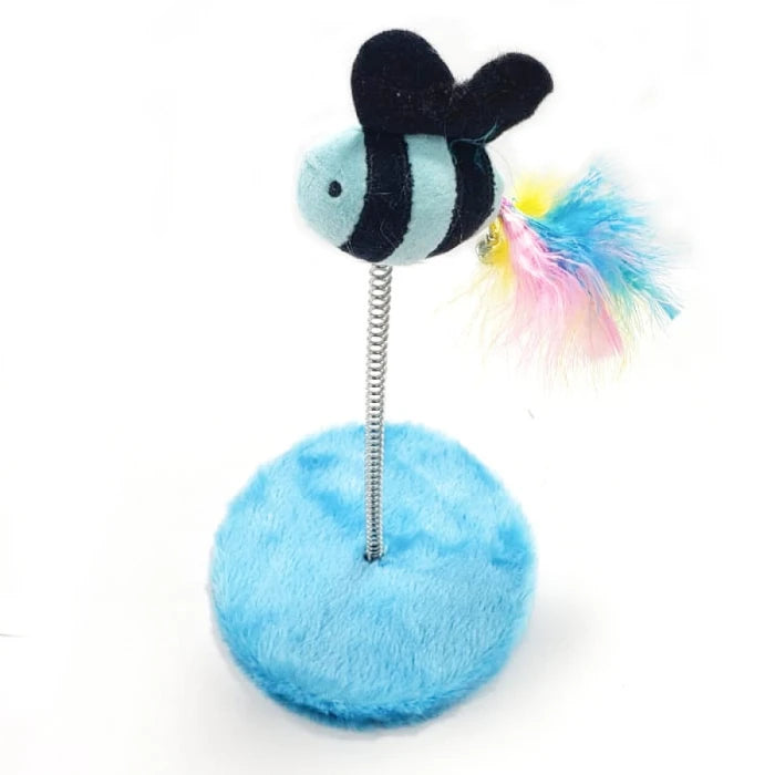 Wonder Cat Juguete con base y pez con plumas - imagen 1