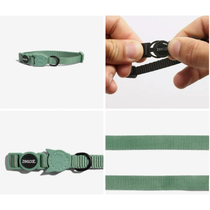 ARMY GREEN CAT COLLAR ZEECAT