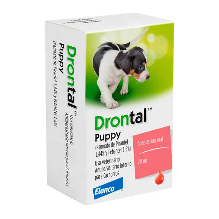 Drontal Puppy antiparasitario interno en gotas para cachorros 20 ML - imagen 1