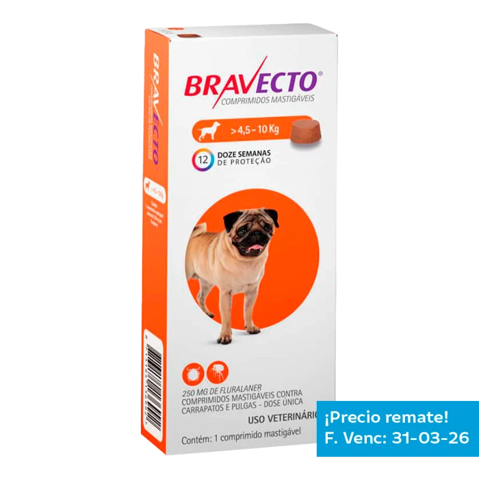 Bravecto 4.5-10KG - Remate
