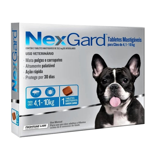 Nexgard Antiparasitario 1 Comprimido 4,1 a 10 KG