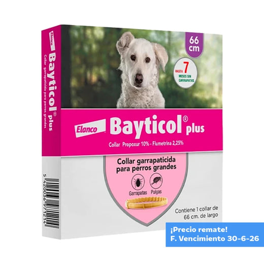 Collar Bayticol Antipulgas y Garrapatas Talla L