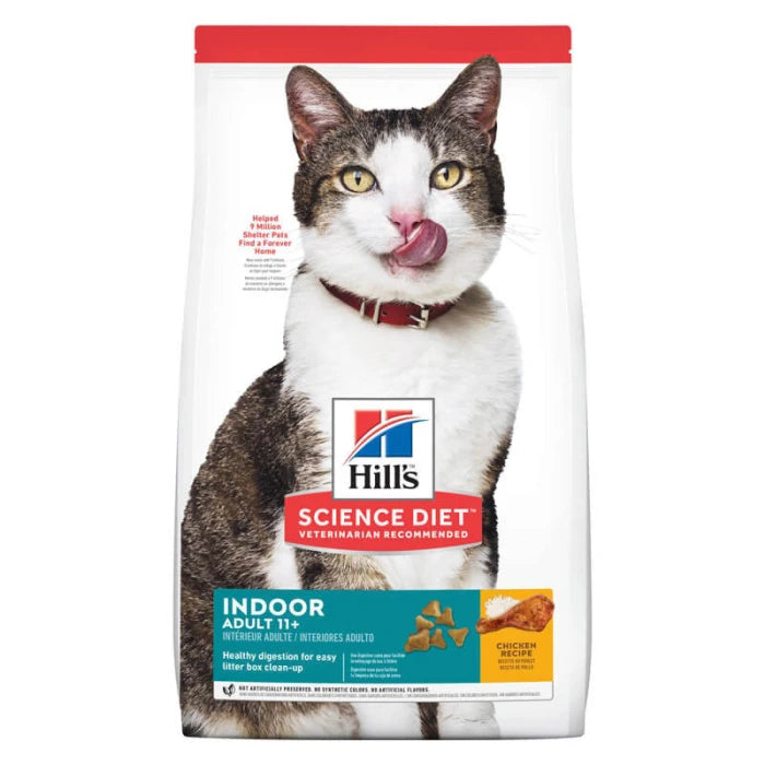 Hills Feline Adult 11+  Indoor 1.6KG - imagen 1