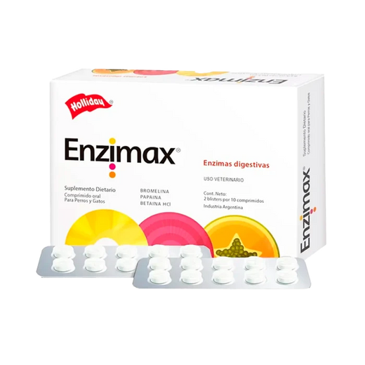 Holliday enzimax 20 comprimidos