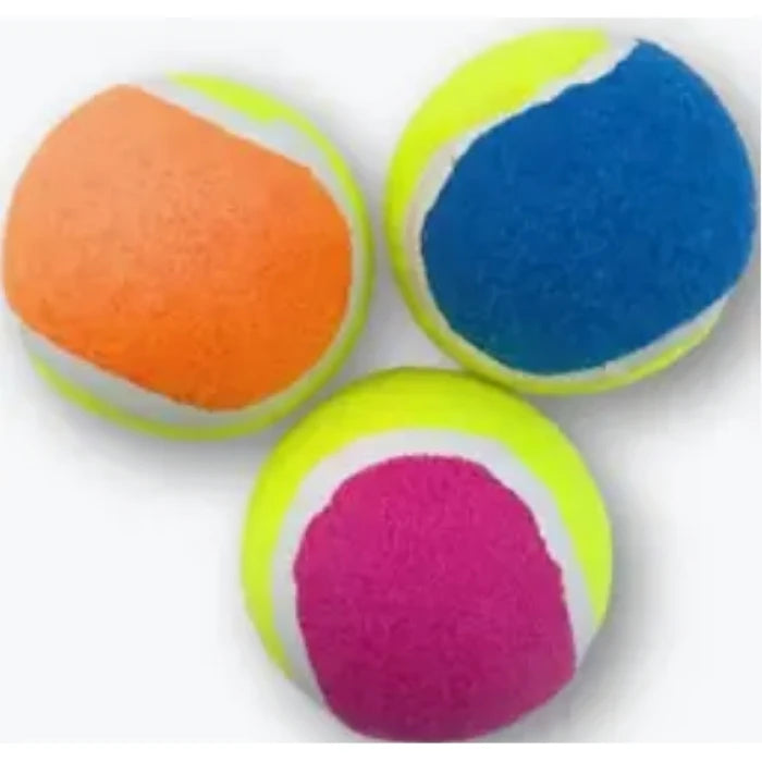 3 PELOTAS DE TENIS CON SONIDO BICOLOR - imagen 1