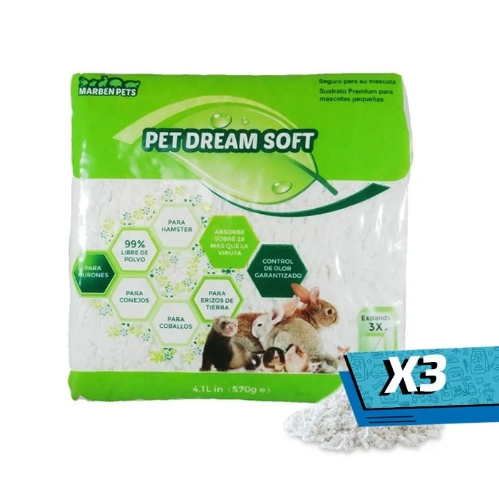 3xPET DREAM SOFT 570 GRS