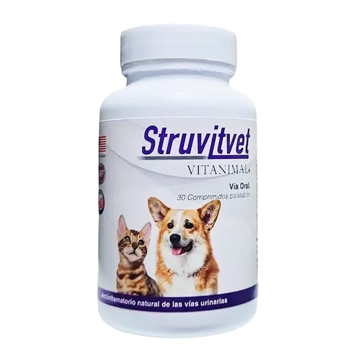 Vitanimal Struvitvet perro/gato x 30 comprimidos - imagen 1