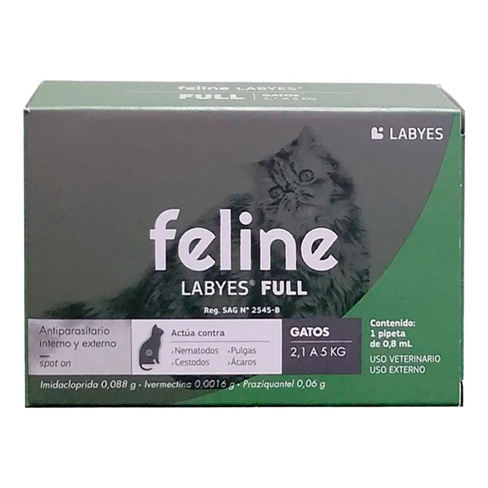 Labyes feline full spot 2.1-5kg (0.80ml) - imagen 1