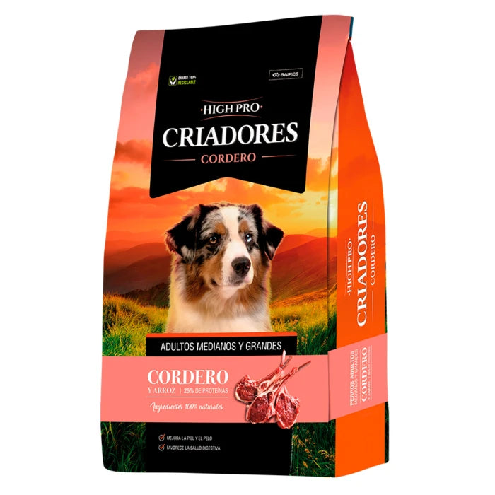 Criadores high pro adulto cordero 3kg - imagen 1