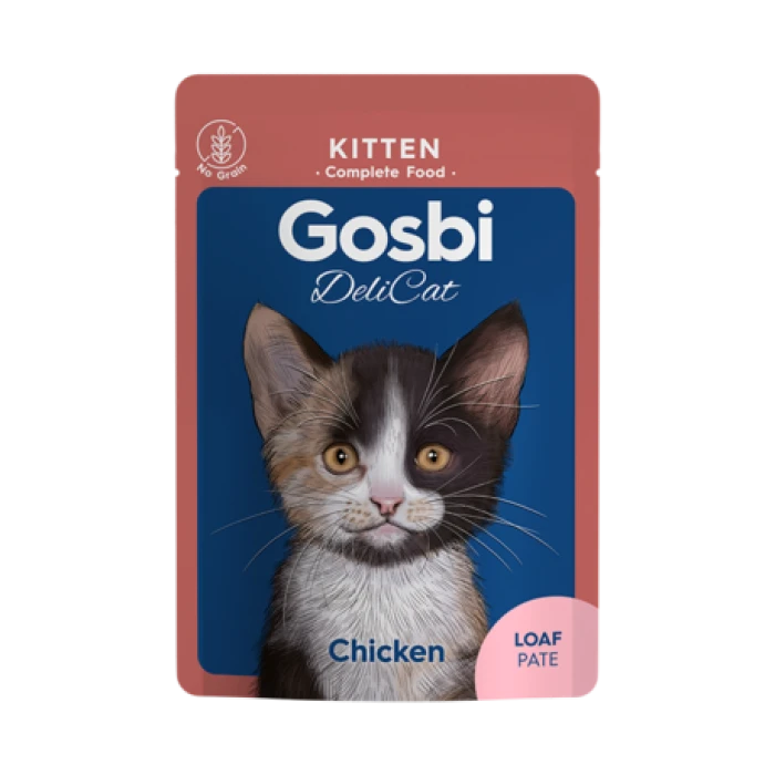 Gosbi Delicat Gatitos Paté Loaf de pollo 70gr - imagen 1