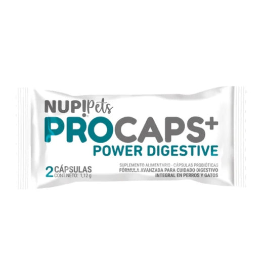 Nup! Pets pro caps power digestive (2 cápsulas)