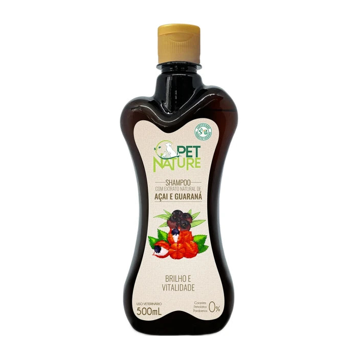 Pet Nature Petbrilho Shampoo Acai y Guarana 500ML - imagen 1