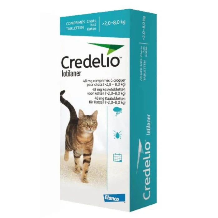 Credelio gatos (2-8kg) Lotilaner 48mg x 1 tab - imagen 1