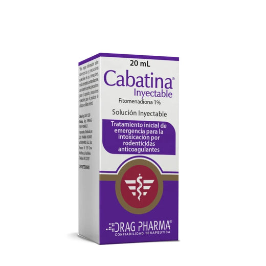 Cabatina inyectable 20ml