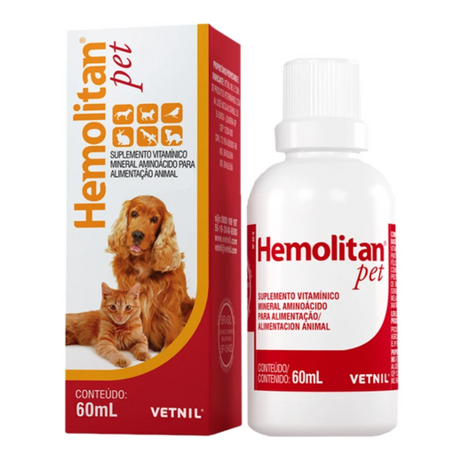 Vetnil Hemolitan Pet suplemento para perros, gatos y exóticos - 30 ml