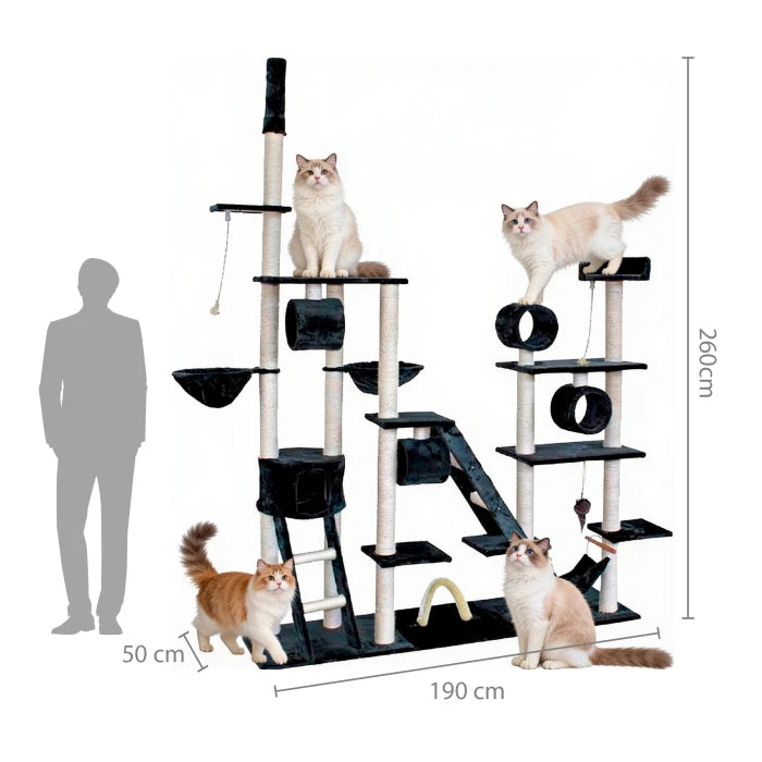 Rascador Mansion Luxury Cat para gatos 5 pisos - 260cm - imagen 1