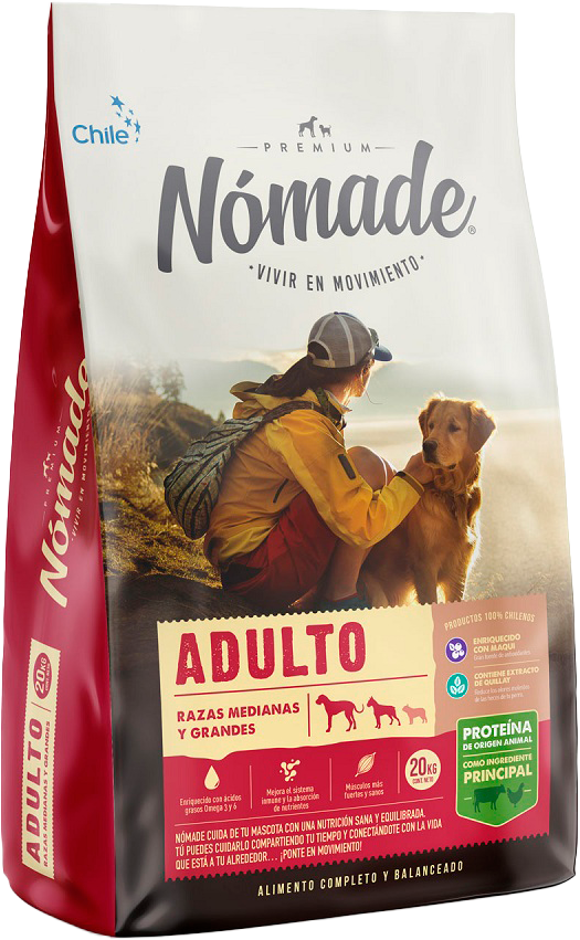 Nómade Perro Adulto 20KG (Producto con detalle)