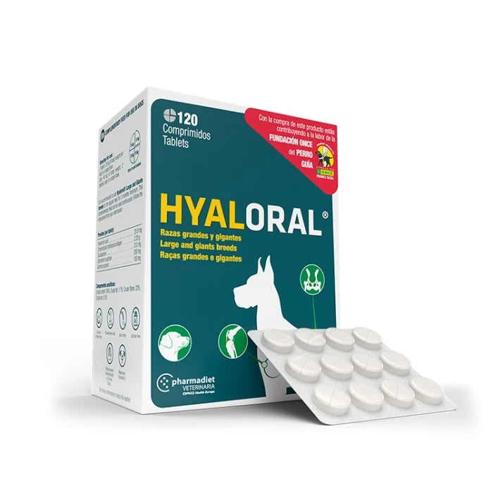 Hyaloral suplemento articular razas grandes y gigantes - 120 comprimidos - imagen 1